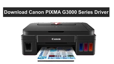 Cara Download Driver Canon PIXMA G3000